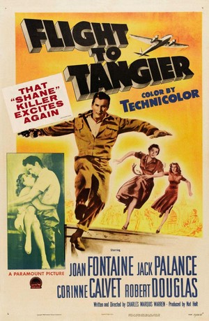 Flight to Tangier (1953) - poster