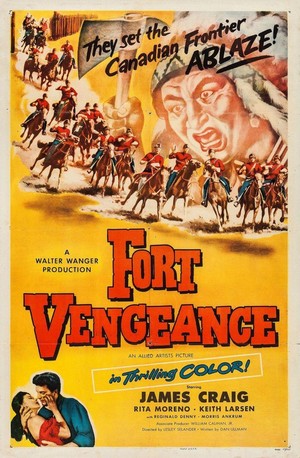 Fort Vengeance (1953) - poster