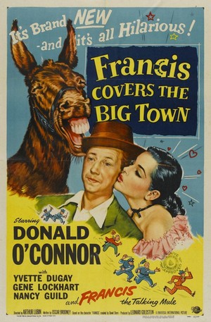 Francis Covers the Big Town (1953) - poster