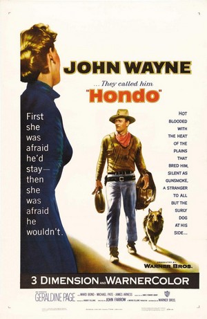 Hondo (1953) - poster