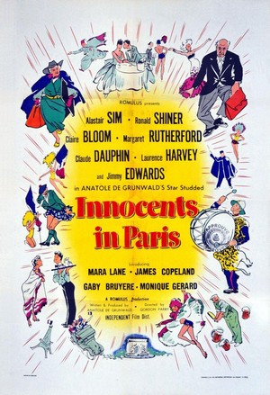 Innocents in Paris (1953) - poster