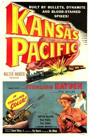 Kansas Pacific (1953) - poster