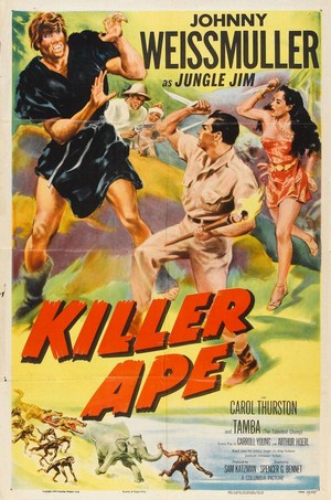 Killer Ape (1953) - poster