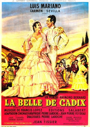 La Belle de Cadix (1953) - poster