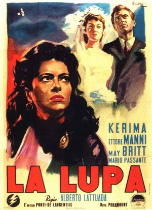 La Lupa (1953) - poster