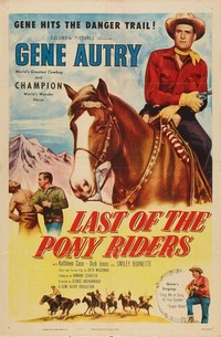 Last of the Pony Riders (1953) - poster