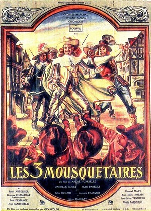 Les 3 Mousquetaires (1953) - poster