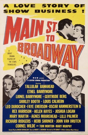 Main Street to Broadway (1953) - poster