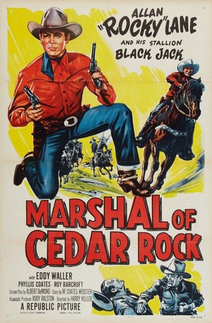 Marshal of Cedar Rock (1953) - poster