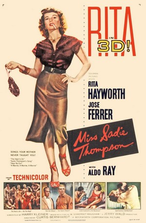 Miss Sadie Thompson (1953) - poster