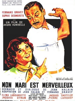 Mon Mari Est Merveilleux (1953) - poster