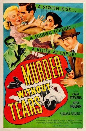 Murder without Tears (1953) - poster