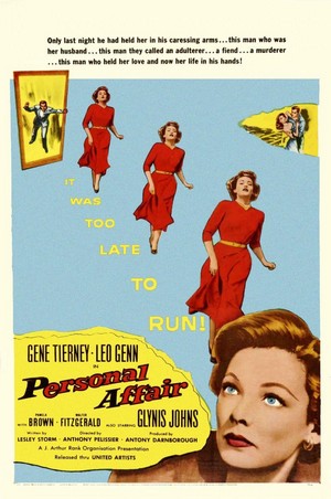 Personal Affair (1953) - poster
