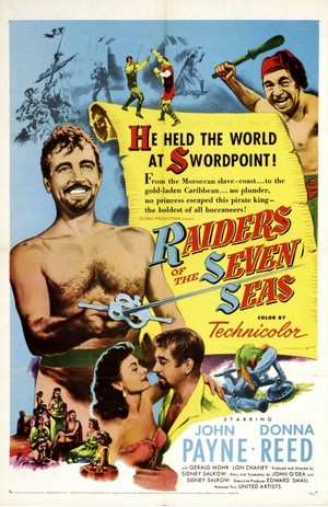 Raiders of the Seven Seas (1953) - poster