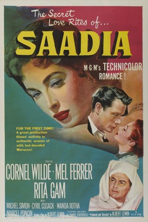 Saadia (1953) - poster