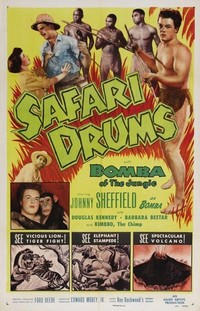 Safari Drums (1953) - poster