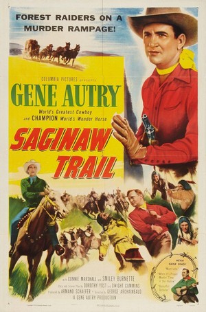 Saginaw Trail (1953) - poster