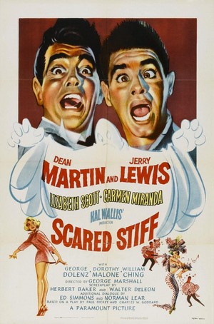 Scared Stiff (1953) - poster