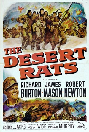 The Desert Rats (1953) - poster