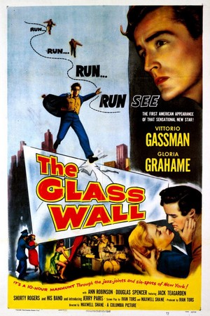 The Glass Wall (1953) - poster
