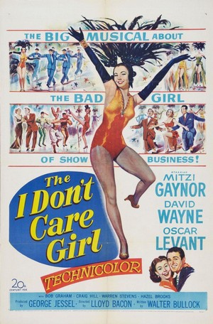 The I Don't Care Girl (1953) - poster