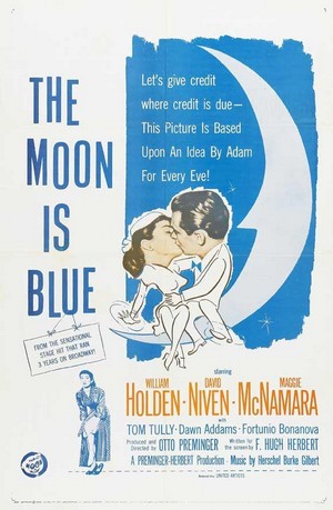 The Moon Is Blue (1953) - poster