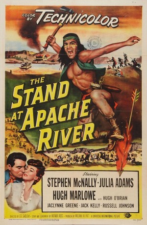 The Stand at Apache River (1953) - poster