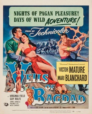 The Veils of Bagdad (1953) - poster