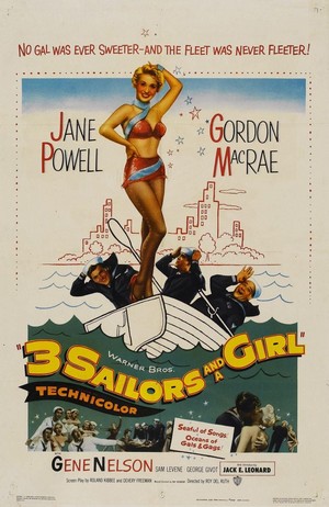 Three Sailors and a Girl (1953) - poster