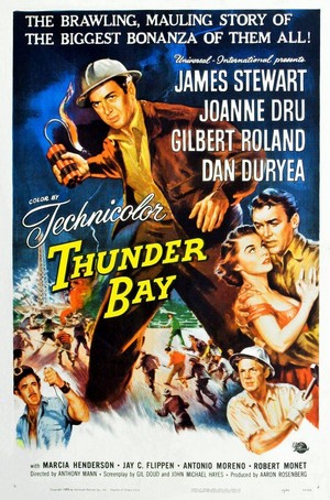 Thunder Bay (1953) - poster