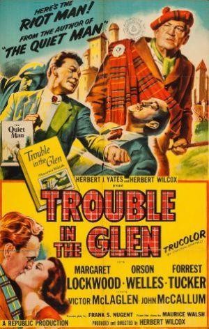 Trouble in the Glen (1953) - poster