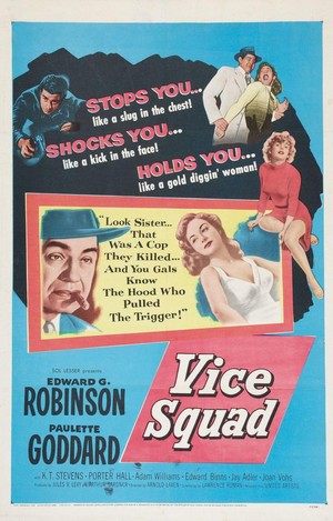 Vice Squad (1953) - poster