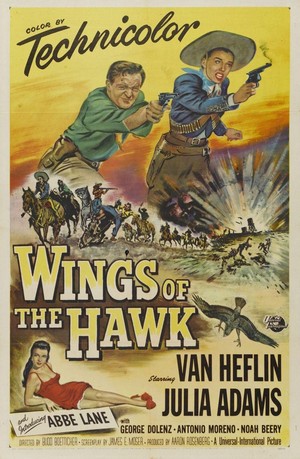Wings of the Hawk (1953) - poster