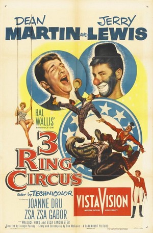 3 Ring Circus (1954) - poster