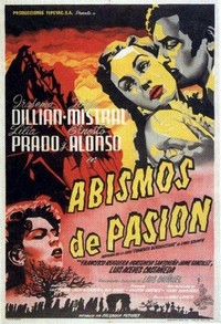 Abismos de Pasión (1954) - poster