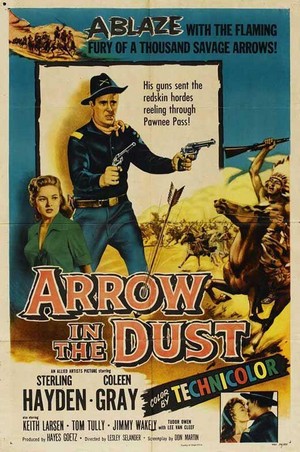 Arrow in the Dust (1954) - poster