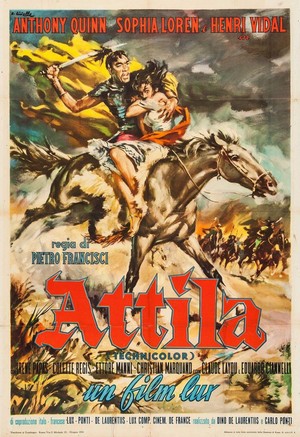 Attila (1954) - poster