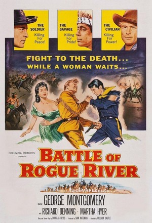 Battle of Rogue River (1954) - poster