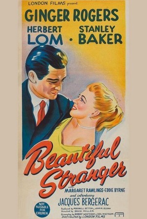 Beautiful Stranger (1954) - poster