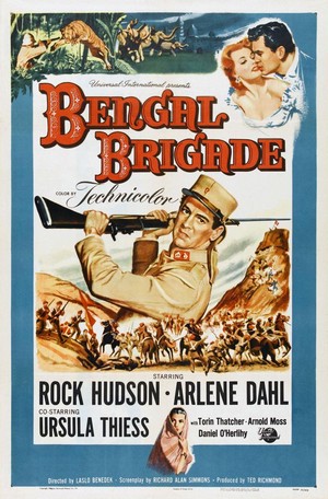 Bengal Brigade (1954) - poster