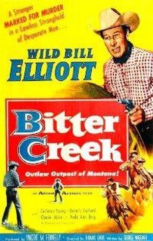 Bitter Creek (1954) - poster