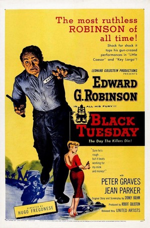 Black Tuesday (1954) - poster