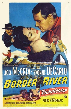 Border River (1954) - poster