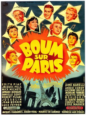 Boum sur Paris (1954) - poster