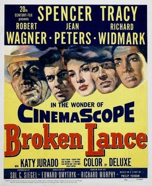 Broken Lance (1954) - poster