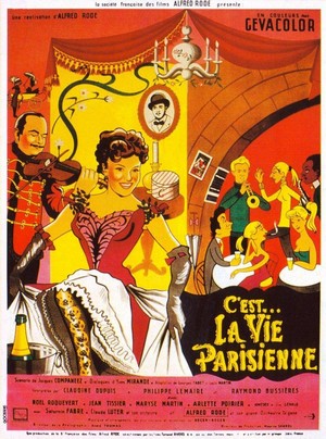 C'est la Vie Parisienne (1954) - poster