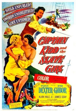 Captain Kidd and the Slave Girl (1954) - poster