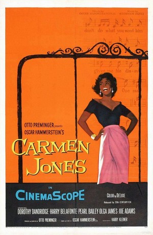 Carmen Jones (1954) - poster