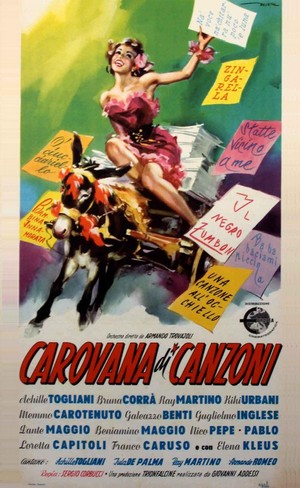 Carovana di Canzoni (1954) - poster