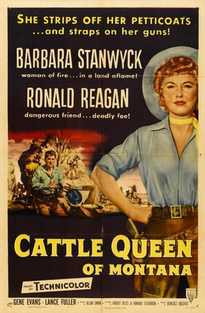 Cattle Queen of Montana (1954) - poster